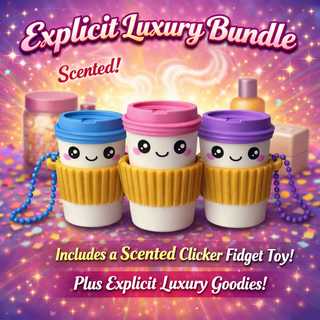 1 - To Go Coffee Scented Clicker Fidget - Bundle (Pick Your Color!)