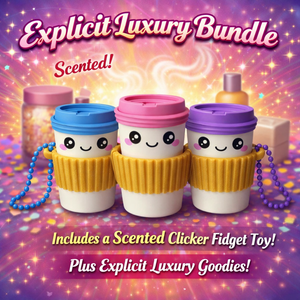 1 - To Go Coffee Scented Clicker Fidget - Bundle (Pick Your Color!)