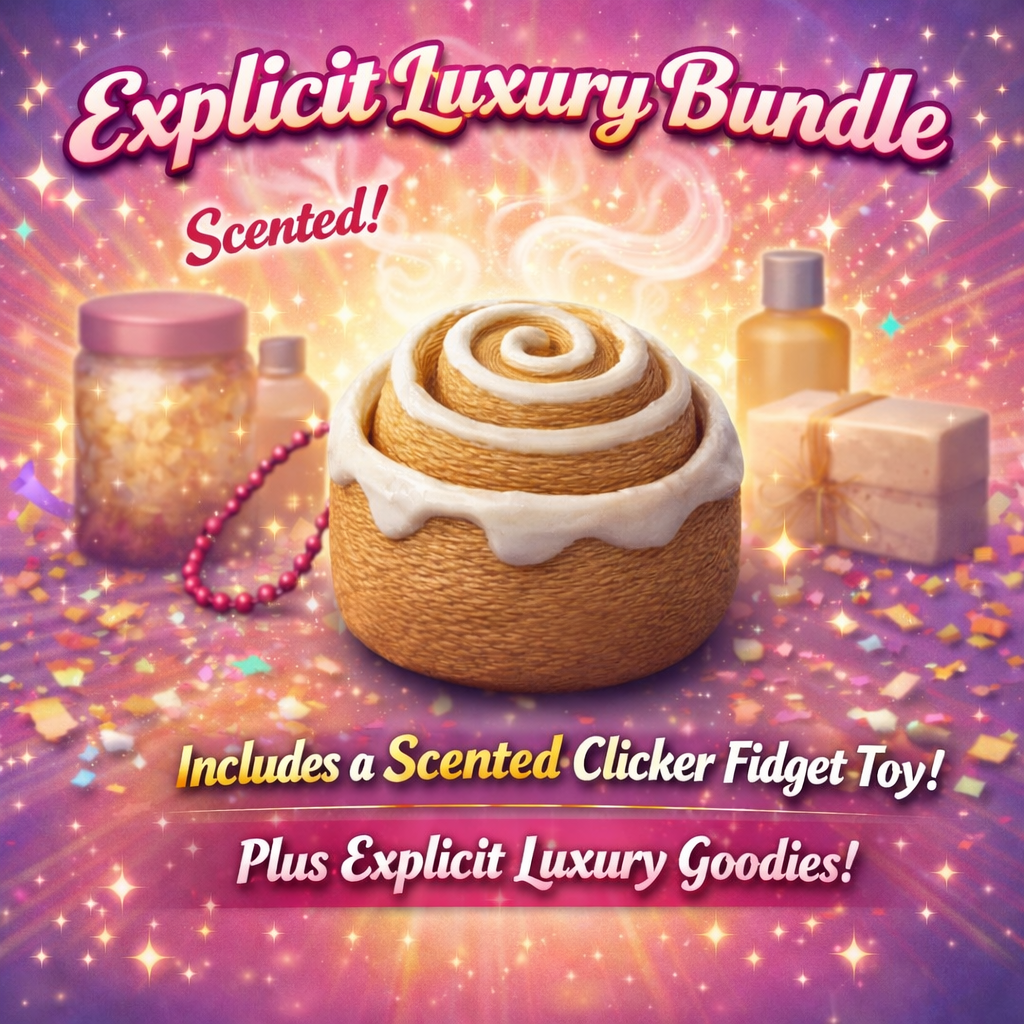 2 - Cinnamon Bun Scented Clicker Fidget - Bundle