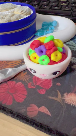 3 - Fruit Loops Scented Cereal Bowl Clicker Fidget - Bundle